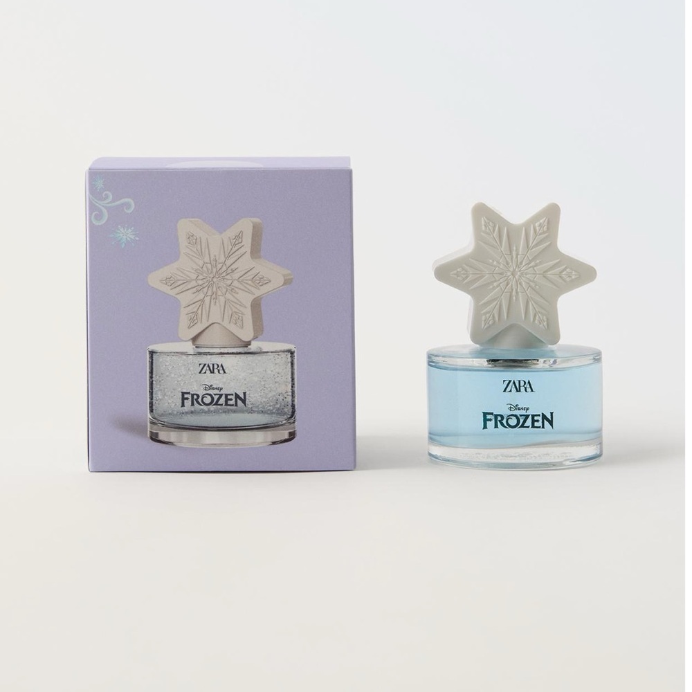 Zara frozen glitter perfume